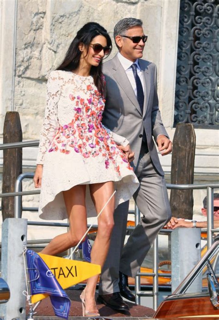 Amal Clooney’s Floral Dress From Her Wedding Weekend: SHOP