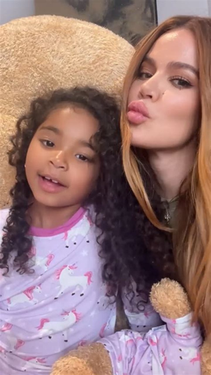 Khloe Kardashian & True Thompson, 2, Rock Matching PJs In Adorable Selfie Before Bedtime