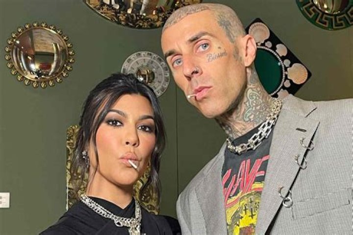 Kourtney Kardashian Supports BF Travis Barker At Vegas Show After Shanna Moakler’s New Claims