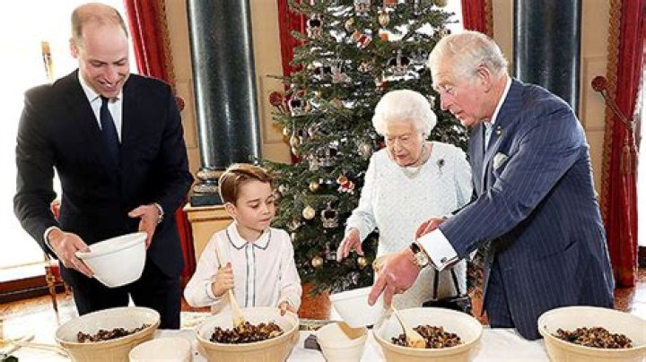 Prince George, 6, Sweetly Makes Christmas Pudding With Great Granny Queen Elizabeth